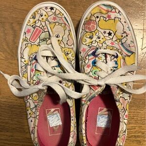 Vans Kids Sneakers with Colorful Cartoon Design